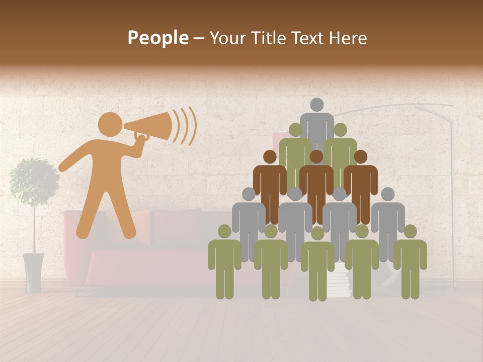 Stone Style Wooden PowerPoint Template