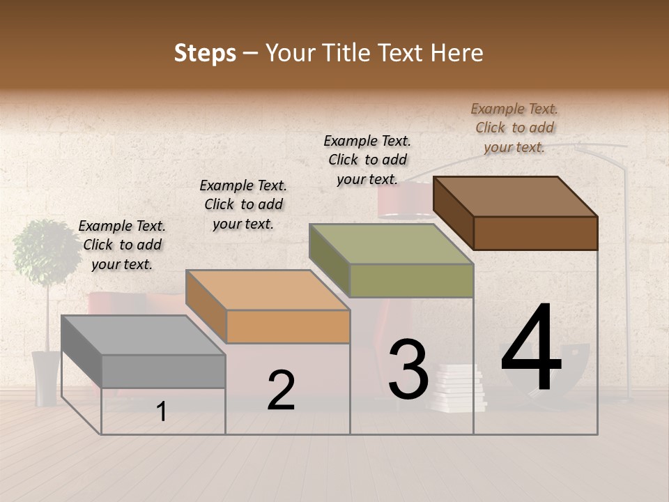 Stone Style Wooden PowerPoint Template