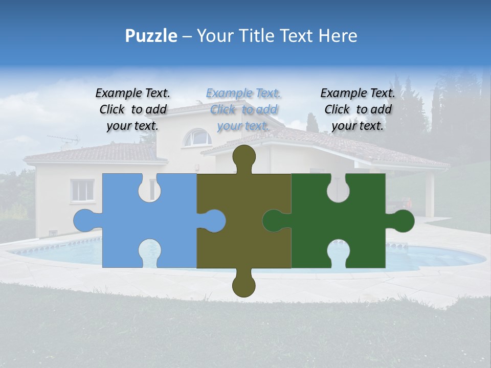 Wellness Financial Blue PowerPoint Template