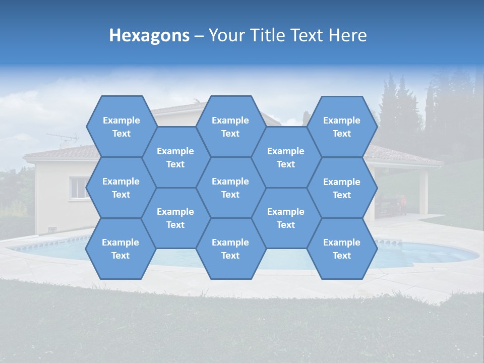 Wellness Financial Blue PowerPoint Template