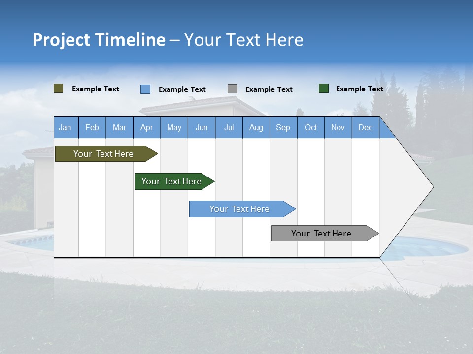 Wellness Financial Blue PowerPoint Template