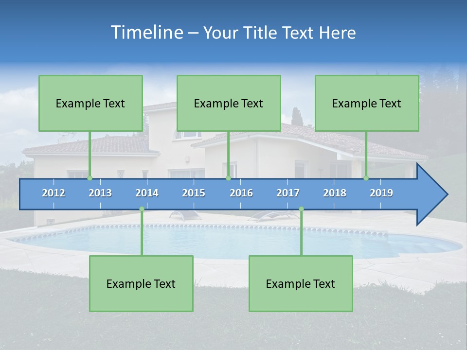 Wellness Financial Blue PowerPoint Template