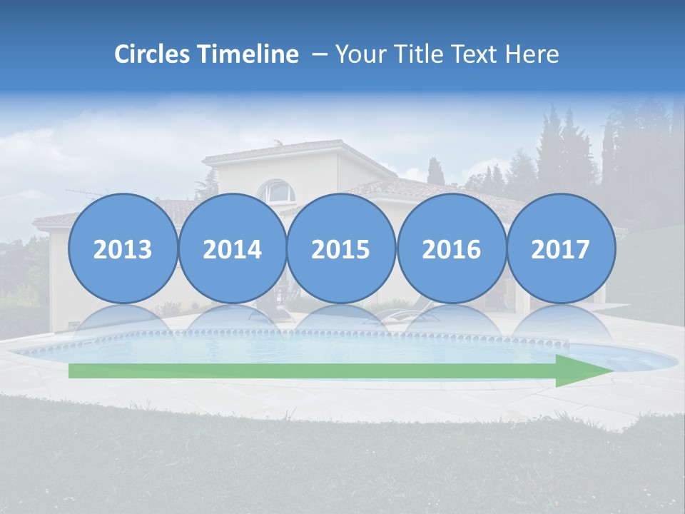 Wellness Financial Blue PowerPoint Template