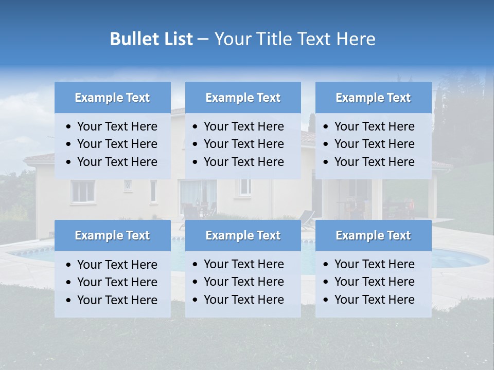 Wellness Financial Blue PowerPoint Template