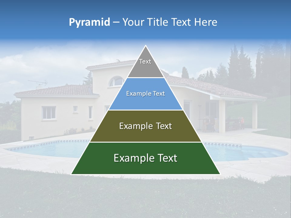 Wellness Financial Blue PowerPoint Template