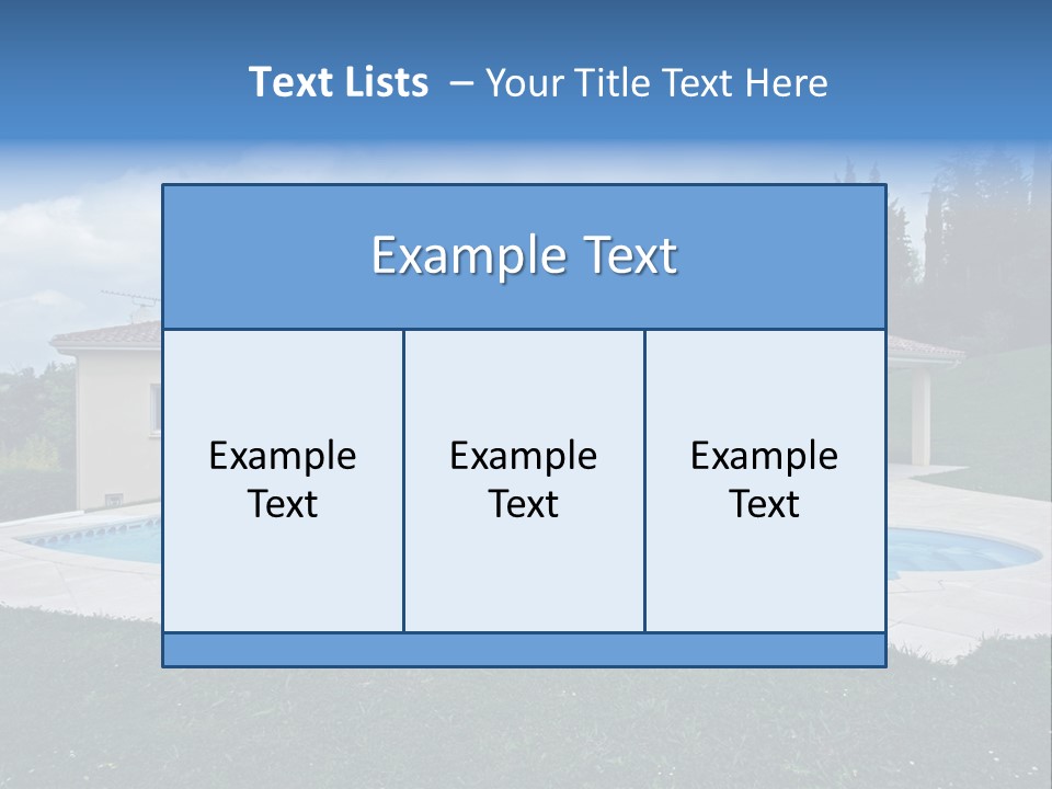 Wellness Financial Blue PowerPoint Template