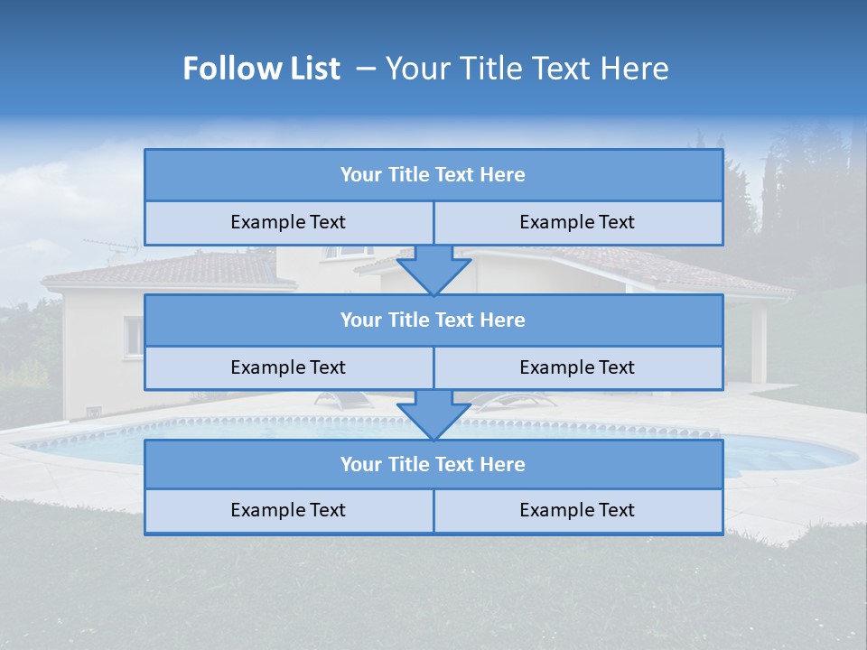 Wellness Financial Blue PowerPoint Template