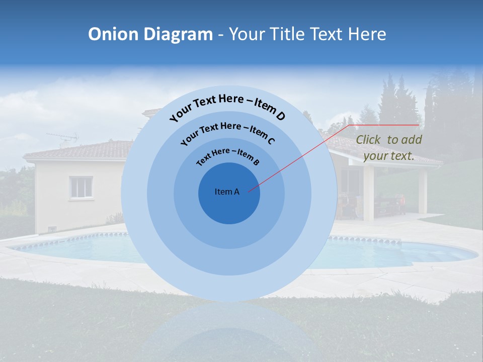 Wellness Financial Blue PowerPoint Template