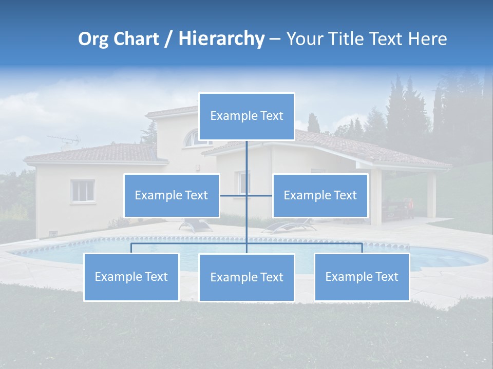 Wellness Financial Blue PowerPoint Template