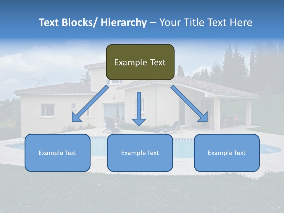 Wellness Financial Blue PowerPoint Template