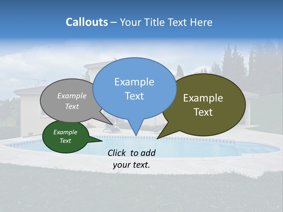 Wellness Financial Blue PowerPoint Template
