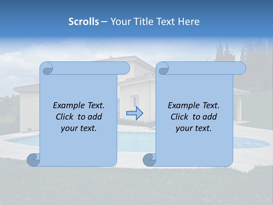 Wellness Financial Blue PowerPoint Template