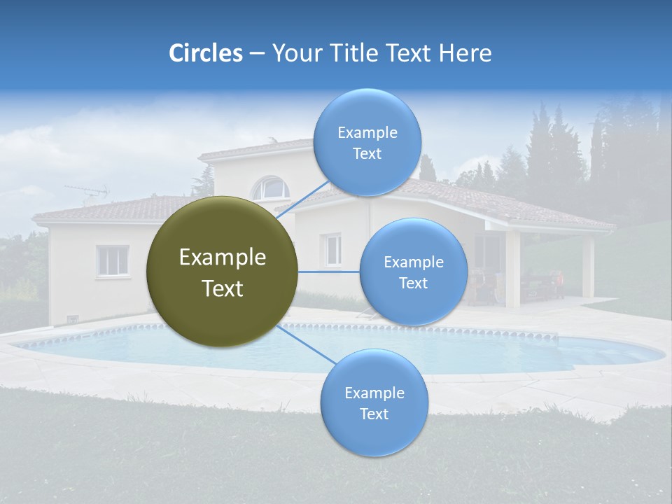Wellness Financial Blue PowerPoint Template