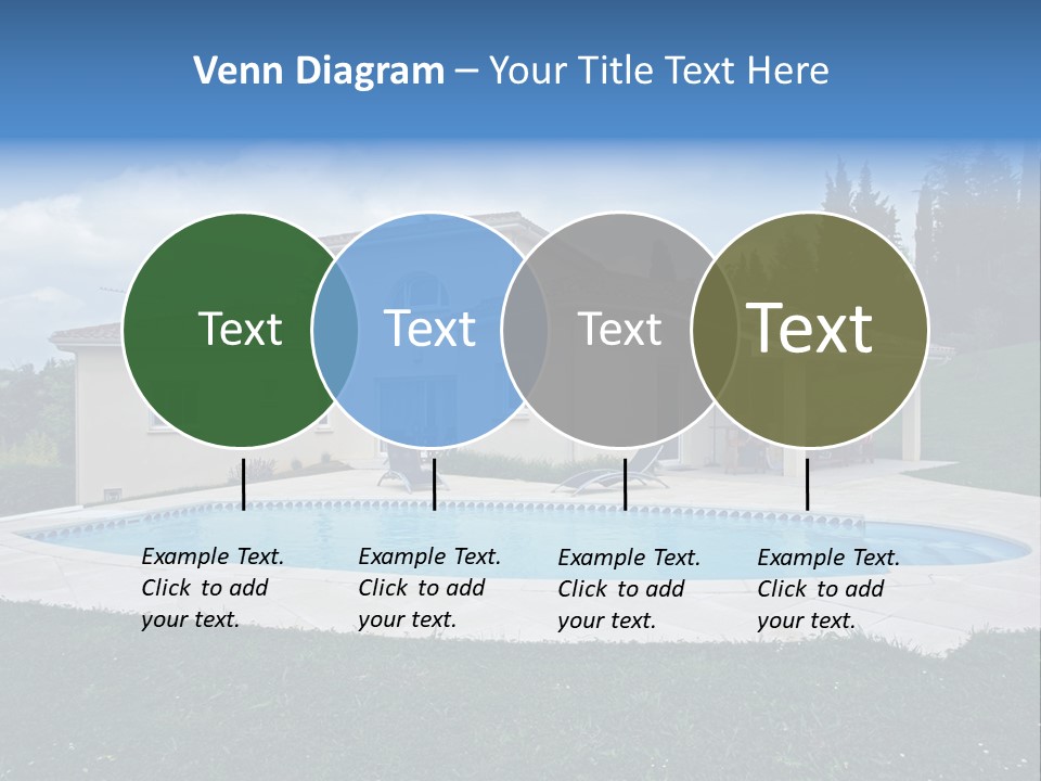 Wellness Financial Blue PowerPoint Template