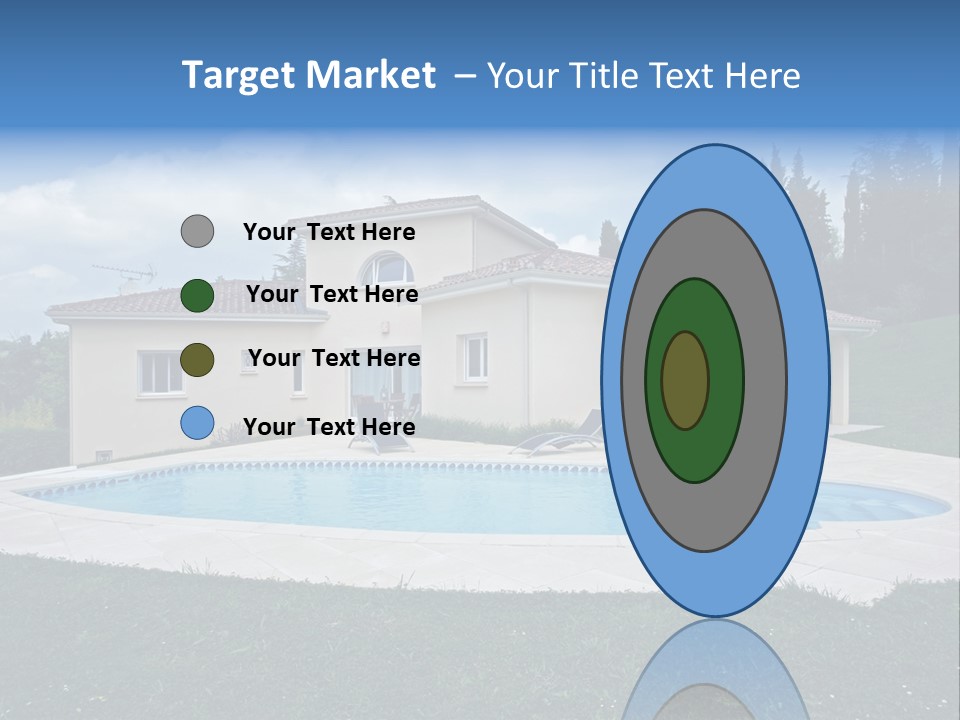 Wellness Financial Blue PowerPoint Template