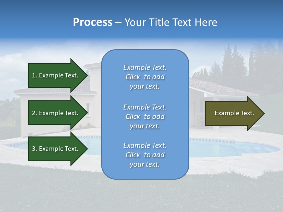 Wellness Financial Blue PowerPoint Template