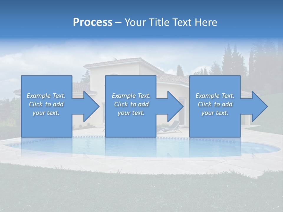 Wellness Financial Blue PowerPoint Template