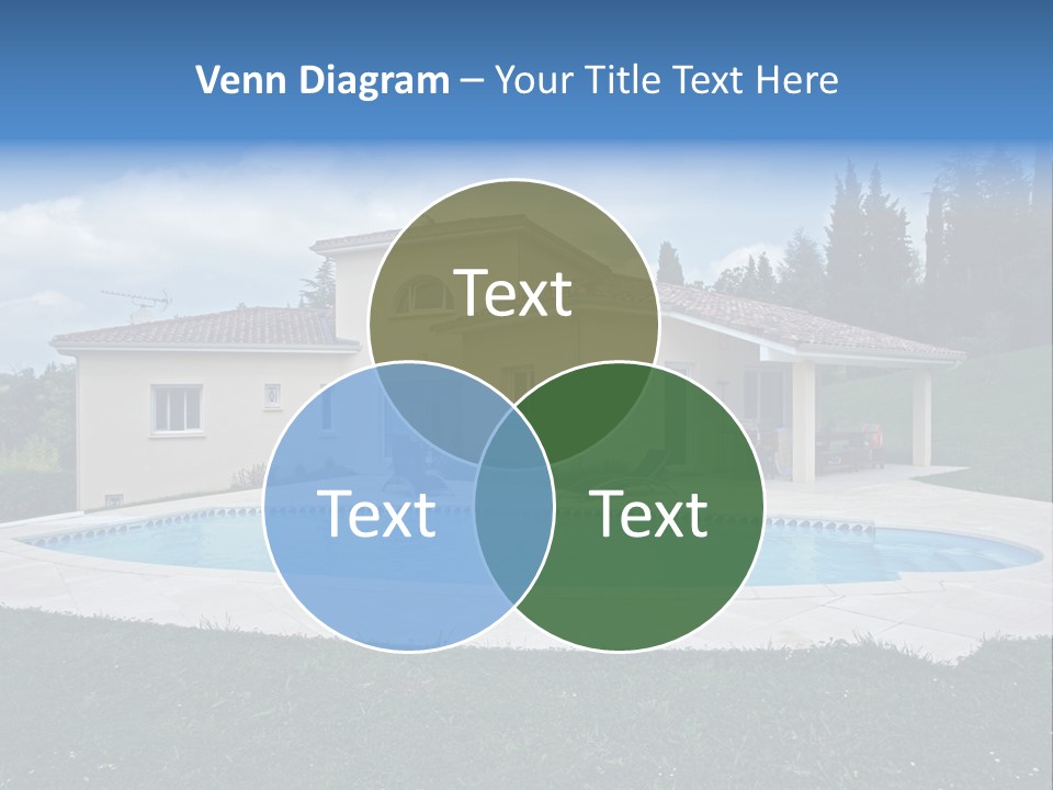 Wellness Financial Blue PowerPoint Template