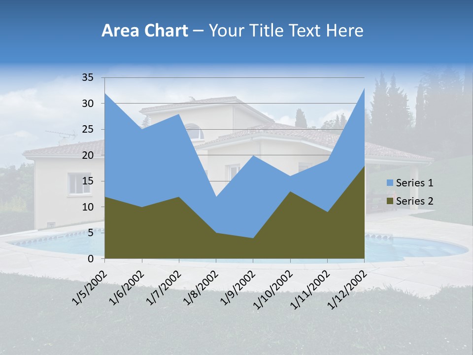 Wellness Financial Blue PowerPoint Template