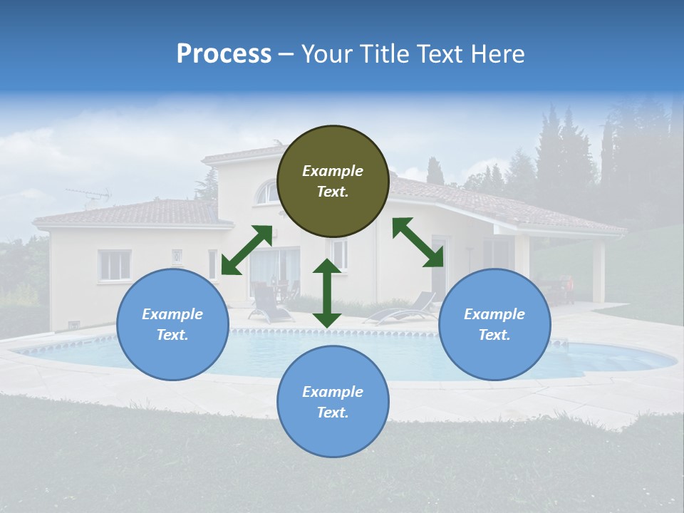 Wellness Financial Blue PowerPoint Template