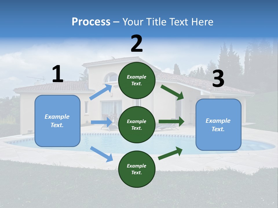 Wellness Financial Blue PowerPoint Template