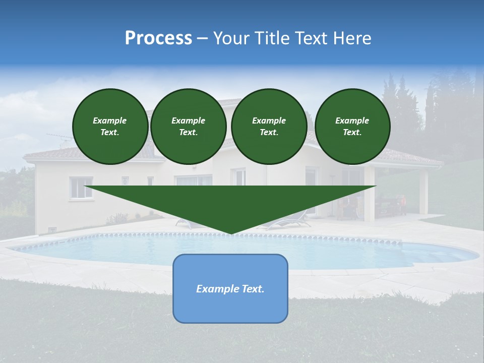 Wellness Financial Blue PowerPoint Template