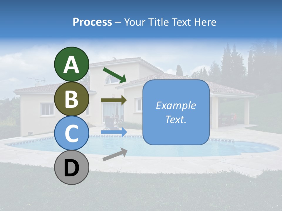 Wellness Financial Blue PowerPoint Template