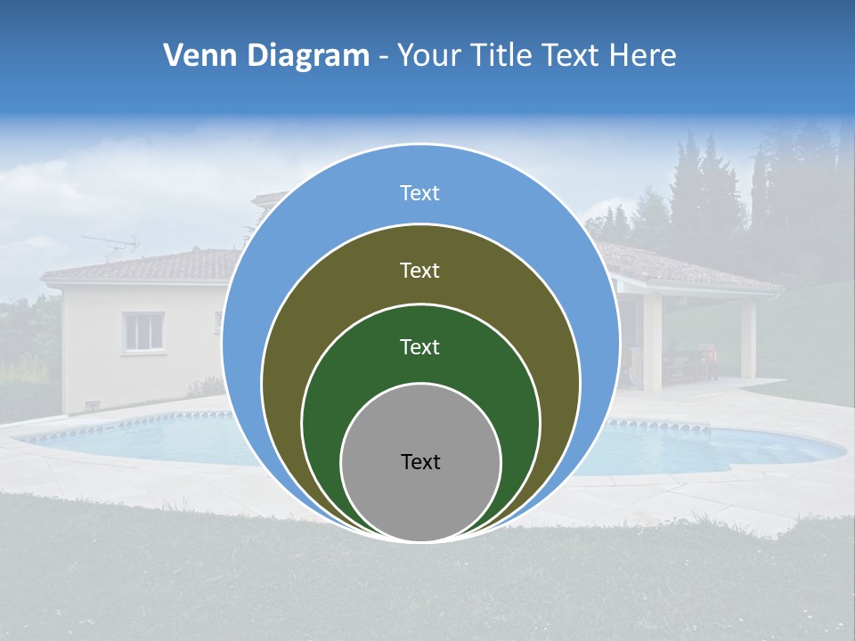 Wellness Financial Blue PowerPoint Template