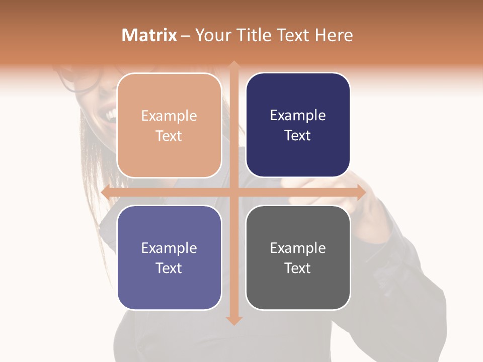 Grin Woman Complexion PowerPoint Template