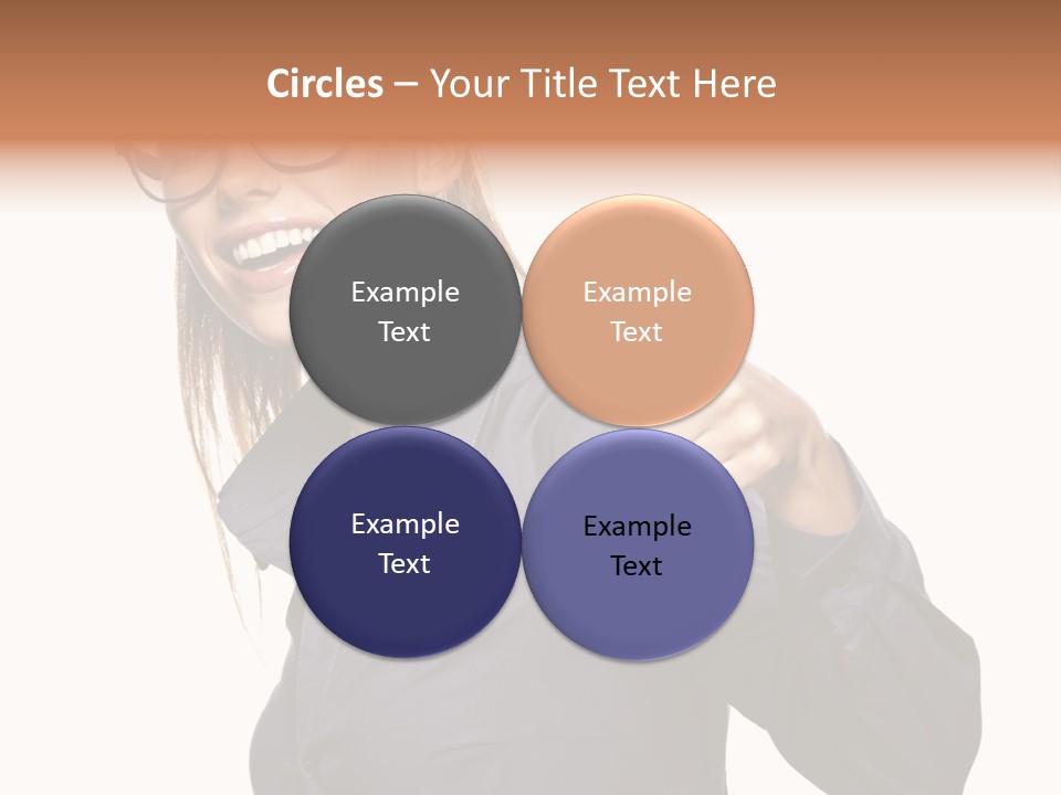 Grin Woman Complexion PowerPoint Template