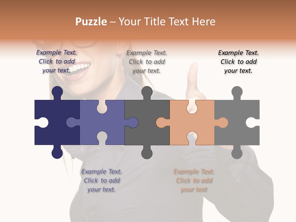 Grin Woman Complexion PowerPoint Template