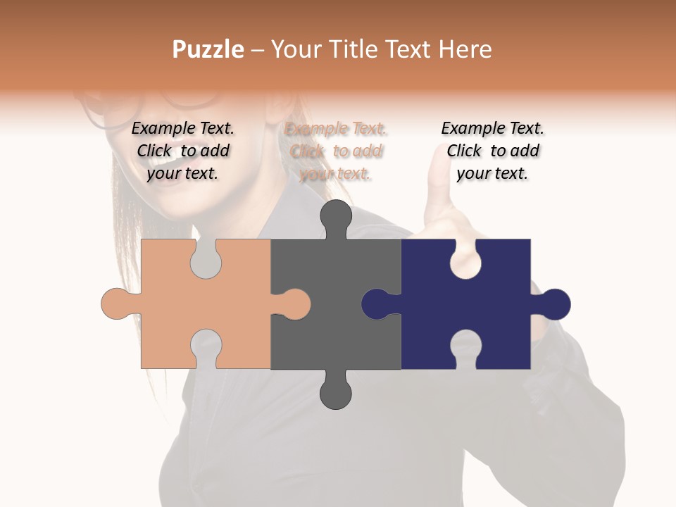 Grin Woman Complexion PowerPoint Template