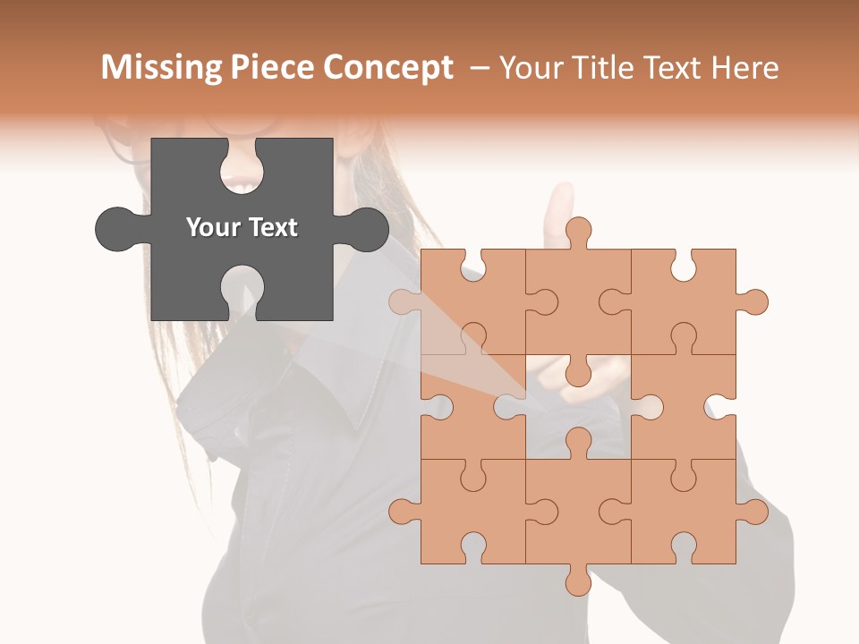 Grin Woman Complexion PowerPoint Template