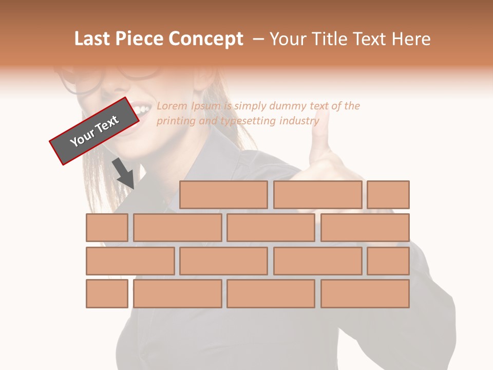 Grin Woman Complexion PowerPoint Template