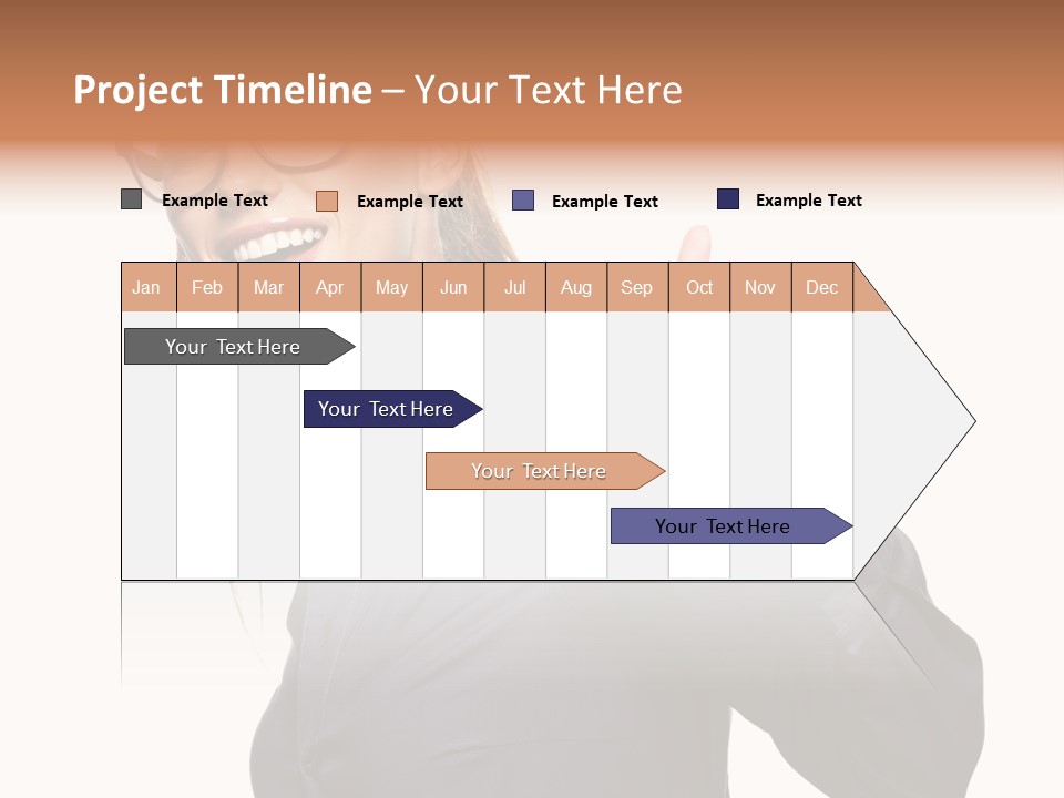 Grin Woman Complexion PowerPoint Template