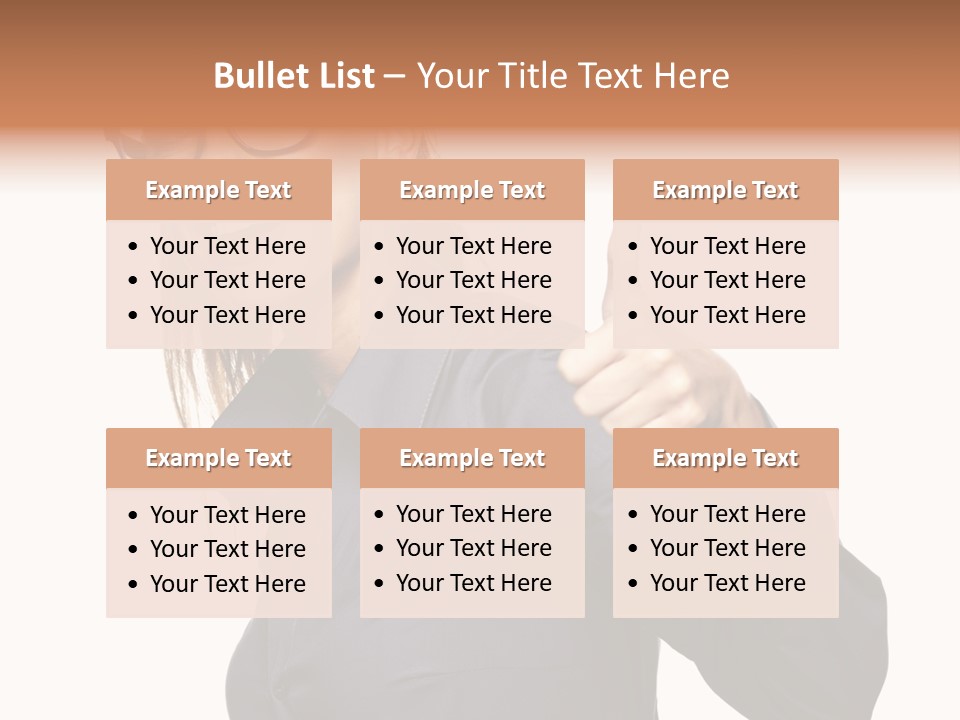 Grin Woman Complexion PowerPoint Template