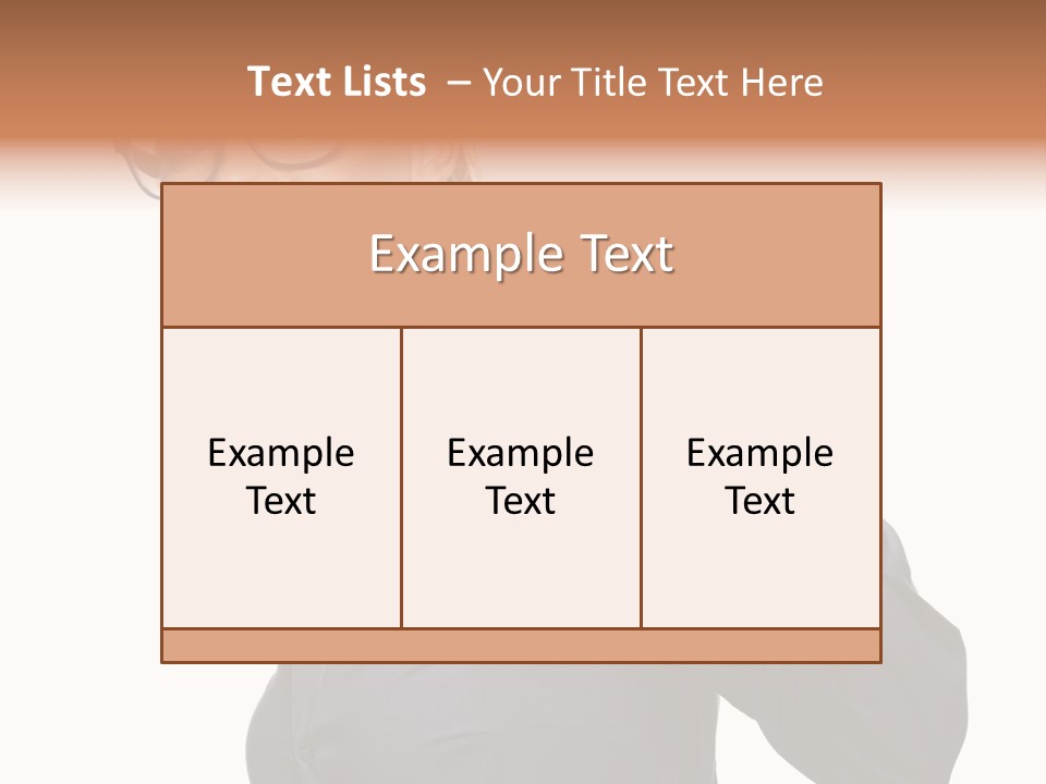 Grin Woman Complexion PowerPoint Template