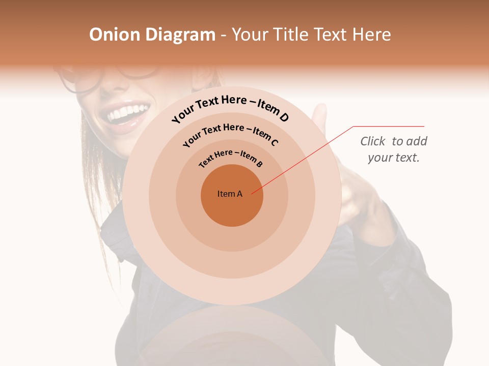 Grin Woman Complexion PowerPoint Template