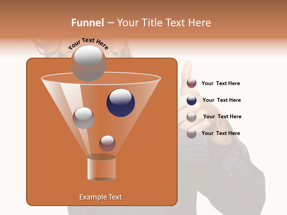 Grin Woman Complexion PowerPoint Template