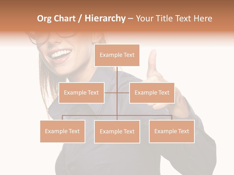Grin Woman Complexion PowerPoint Template