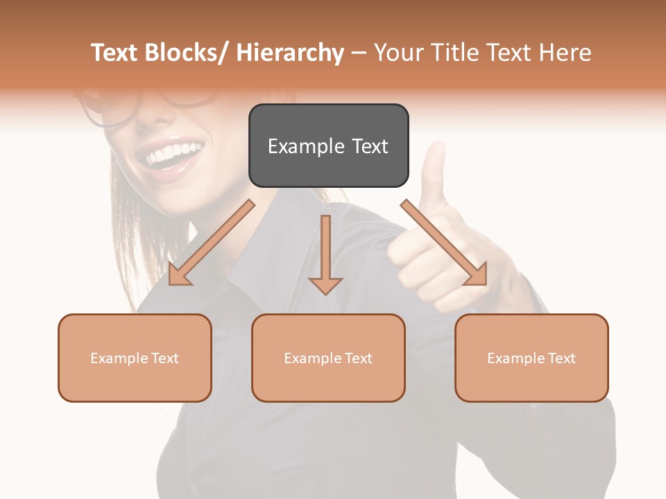 Grin Woman Complexion PowerPoint Template
