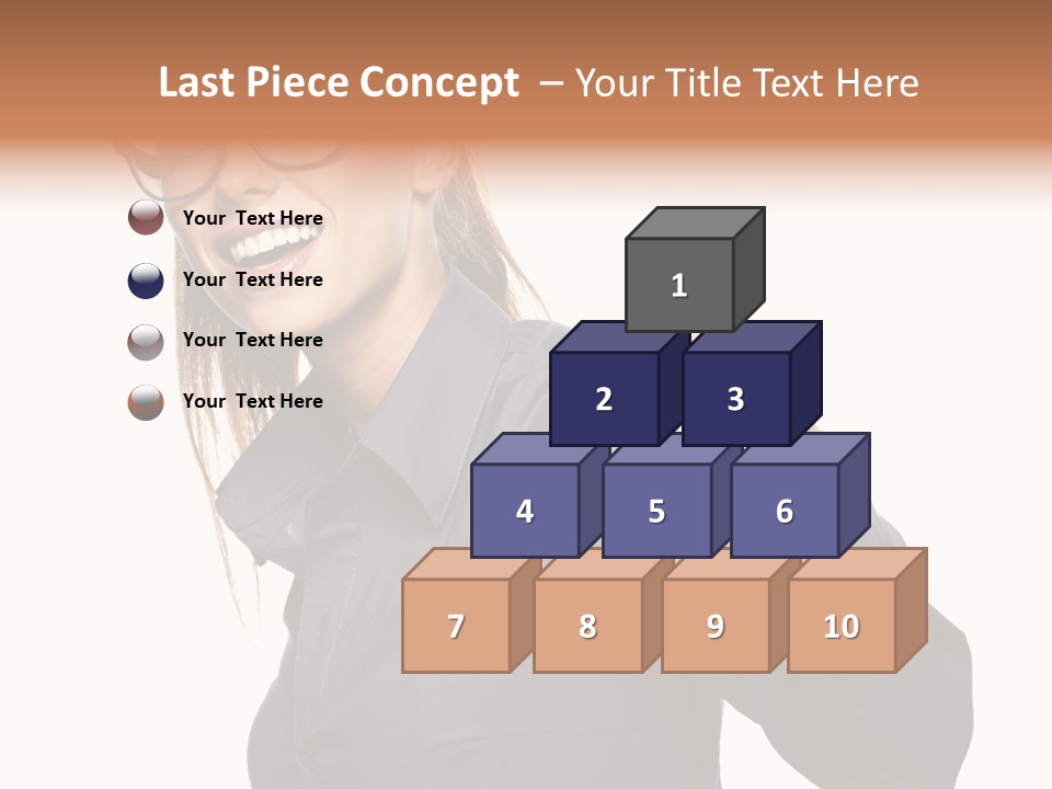 Grin Woman Complexion PowerPoint Template