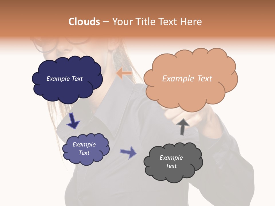Grin Woman Complexion PowerPoint Template