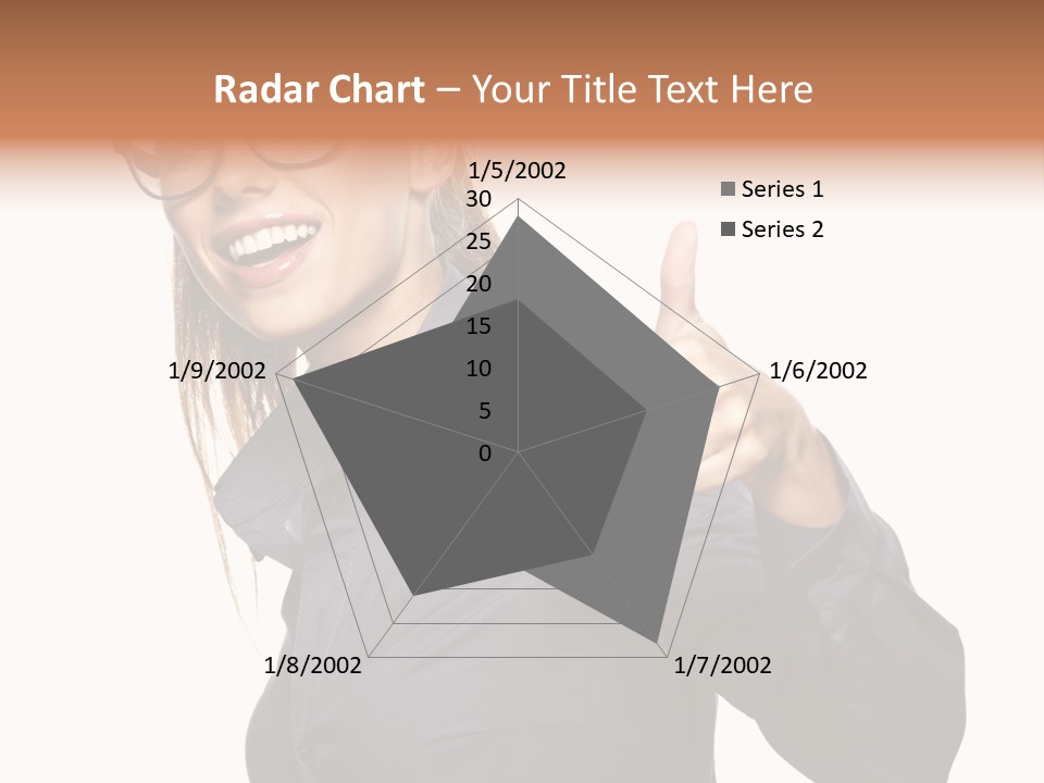 Grin Woman Complexion PowerPoint Template