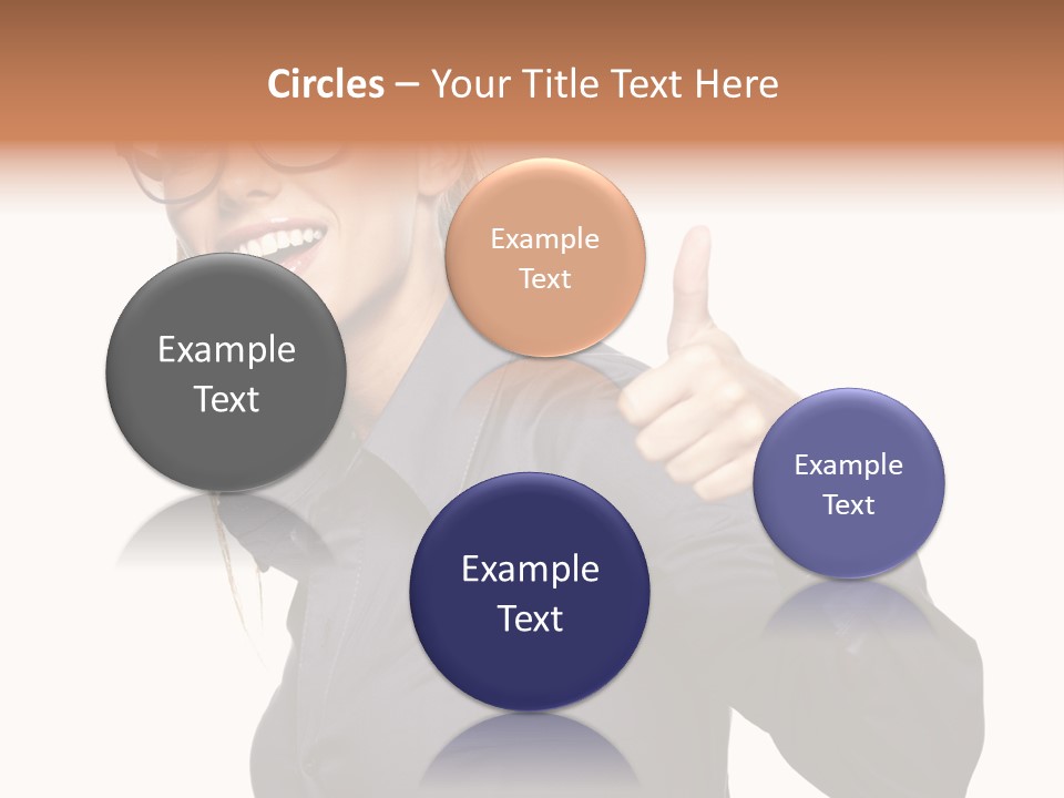 Grin Woman Complexion PowerPoint Template