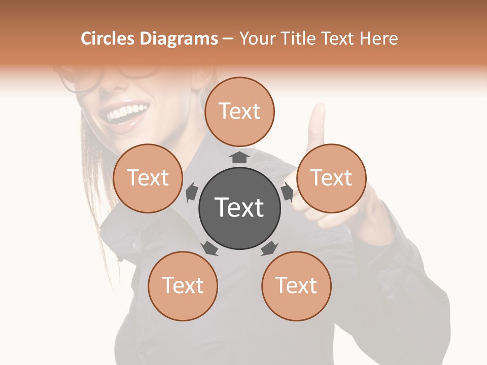 Grin Woman Complexion PowerPoint Template