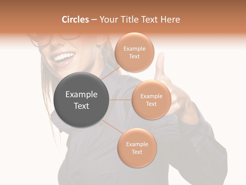 Grin Woman Complexion PowerPoint Template