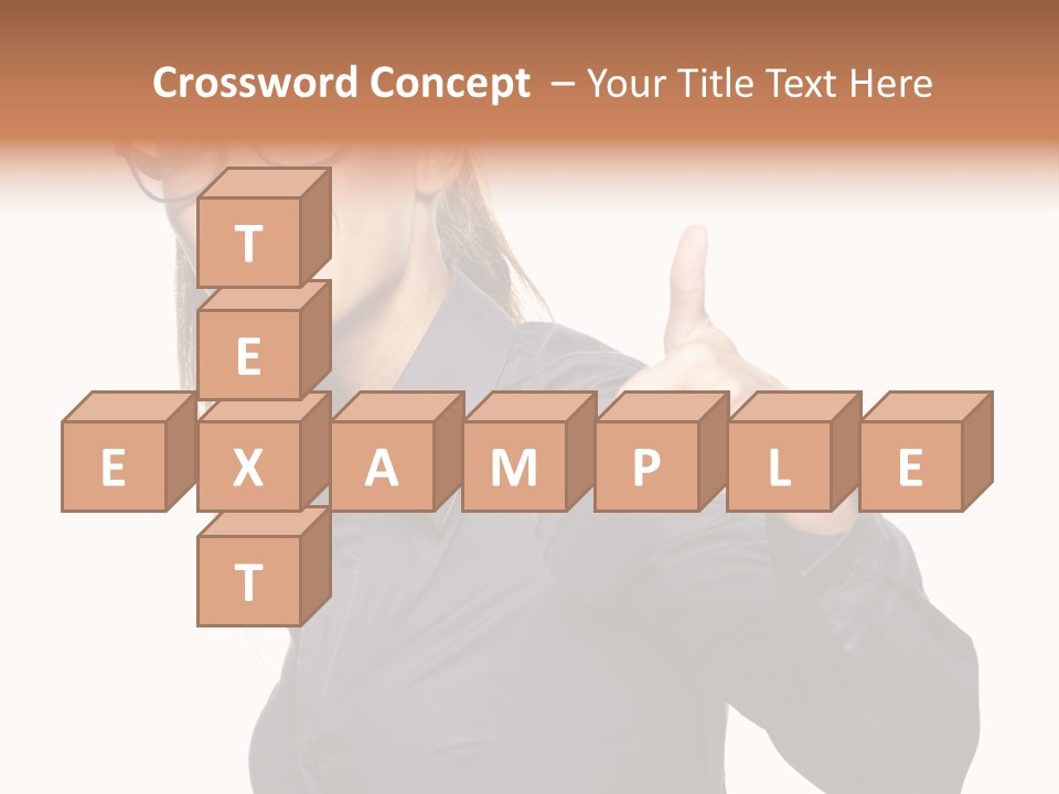 Grin Woman Complexion PowerPoint Template