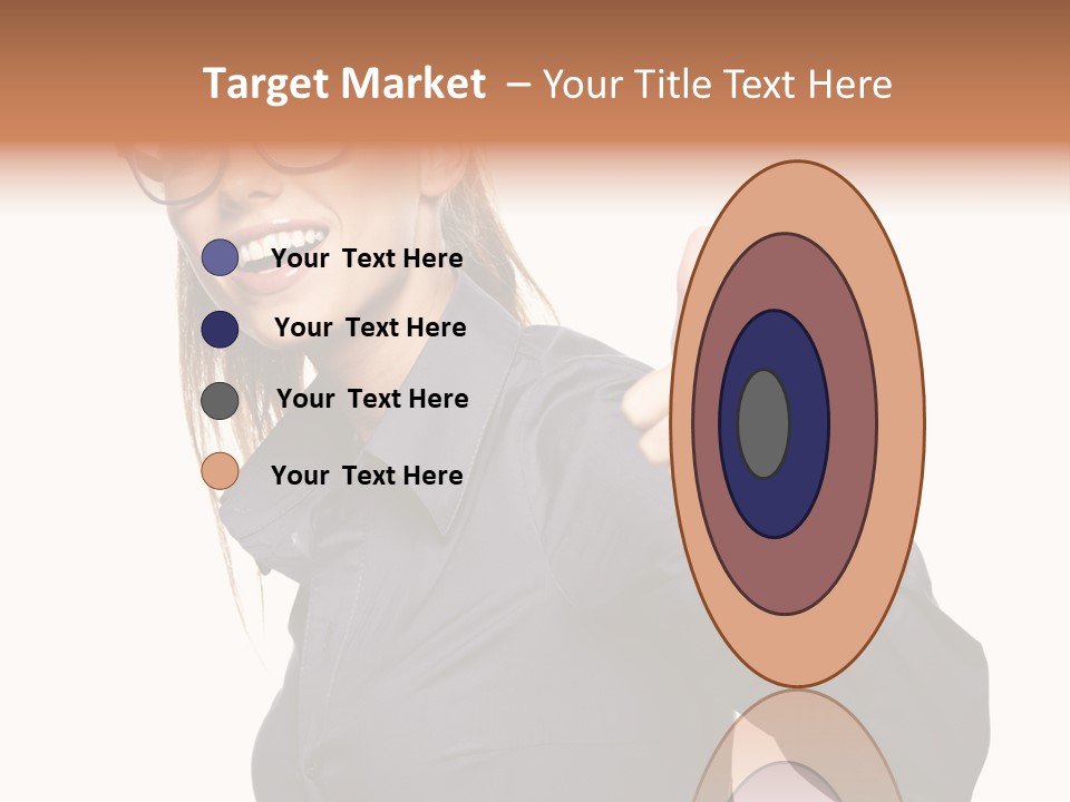 Grin Woman Complexion PowerPoint Template