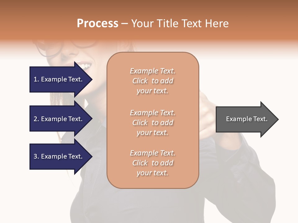 Grin Woman Complexion PowerPoint Template